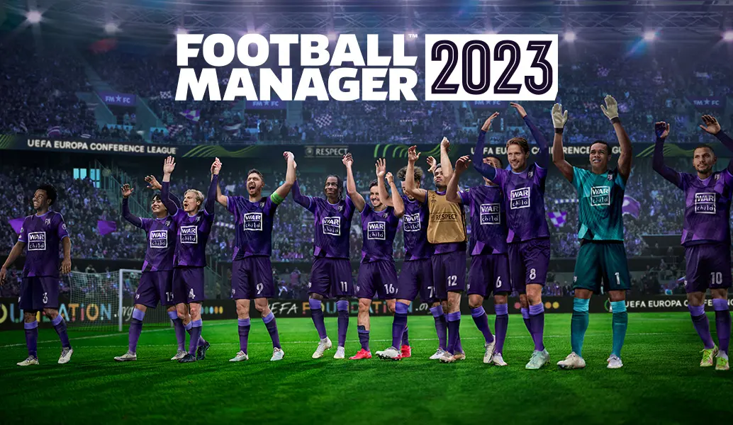 풋볼 매니저 2023 게임 화면
